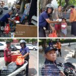 Jum,at Berkah, Pemred Media Tabir Lentera Nusantara Turun Langsung Berbagai Nasi Kotak
