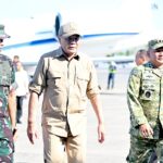 *Pangdam XIV/Hasanuddin Sambut Menko Polkam RI di Lanud Sultan Hasanuddin*